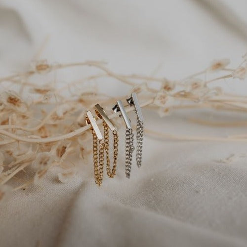 Chain Bar Earrings