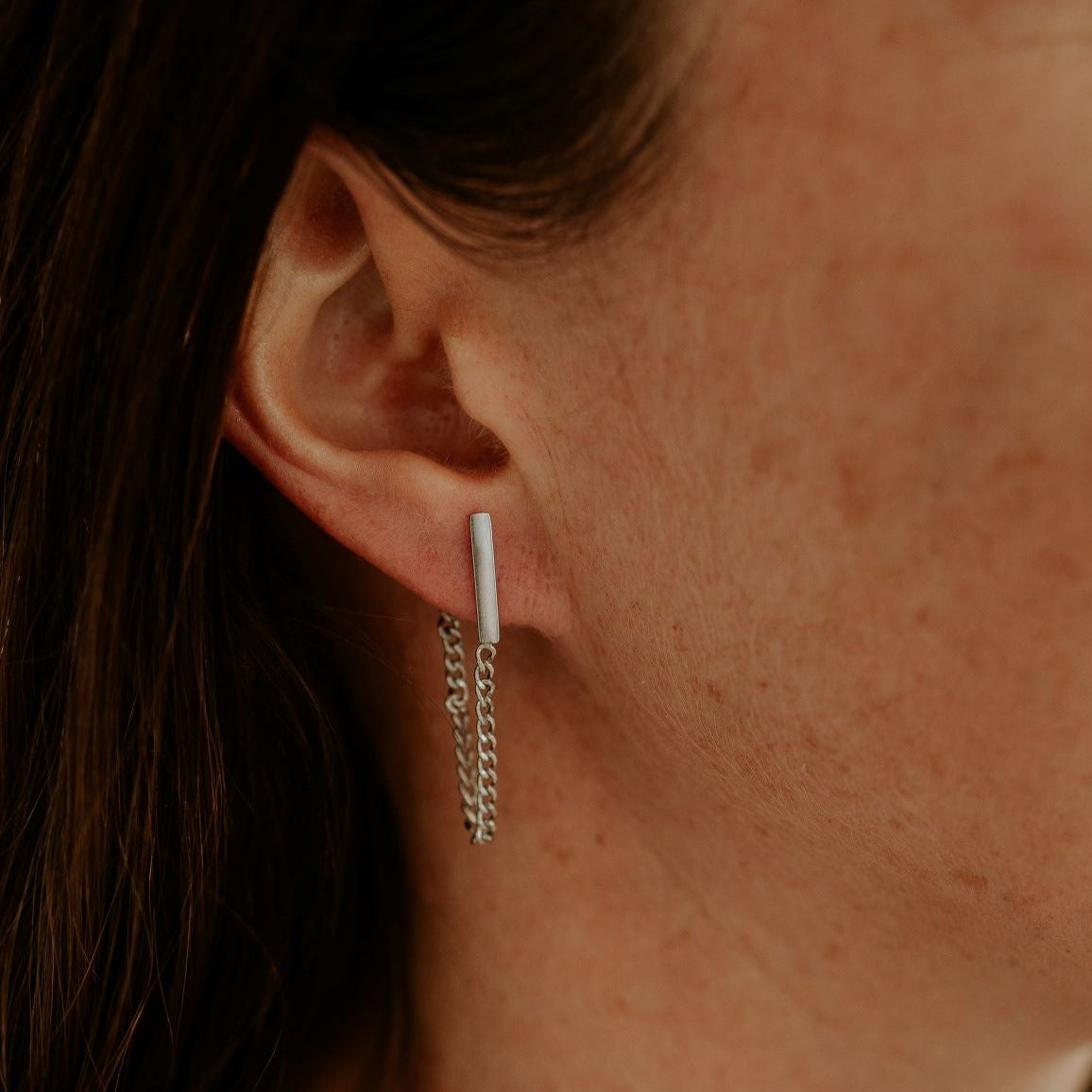 Chain Bar Earrings