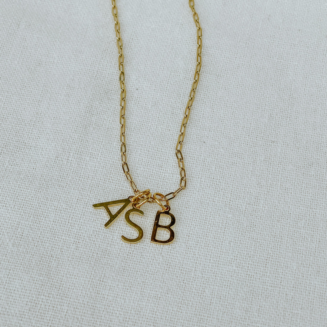 Deluxe Letter Pendant Necklace