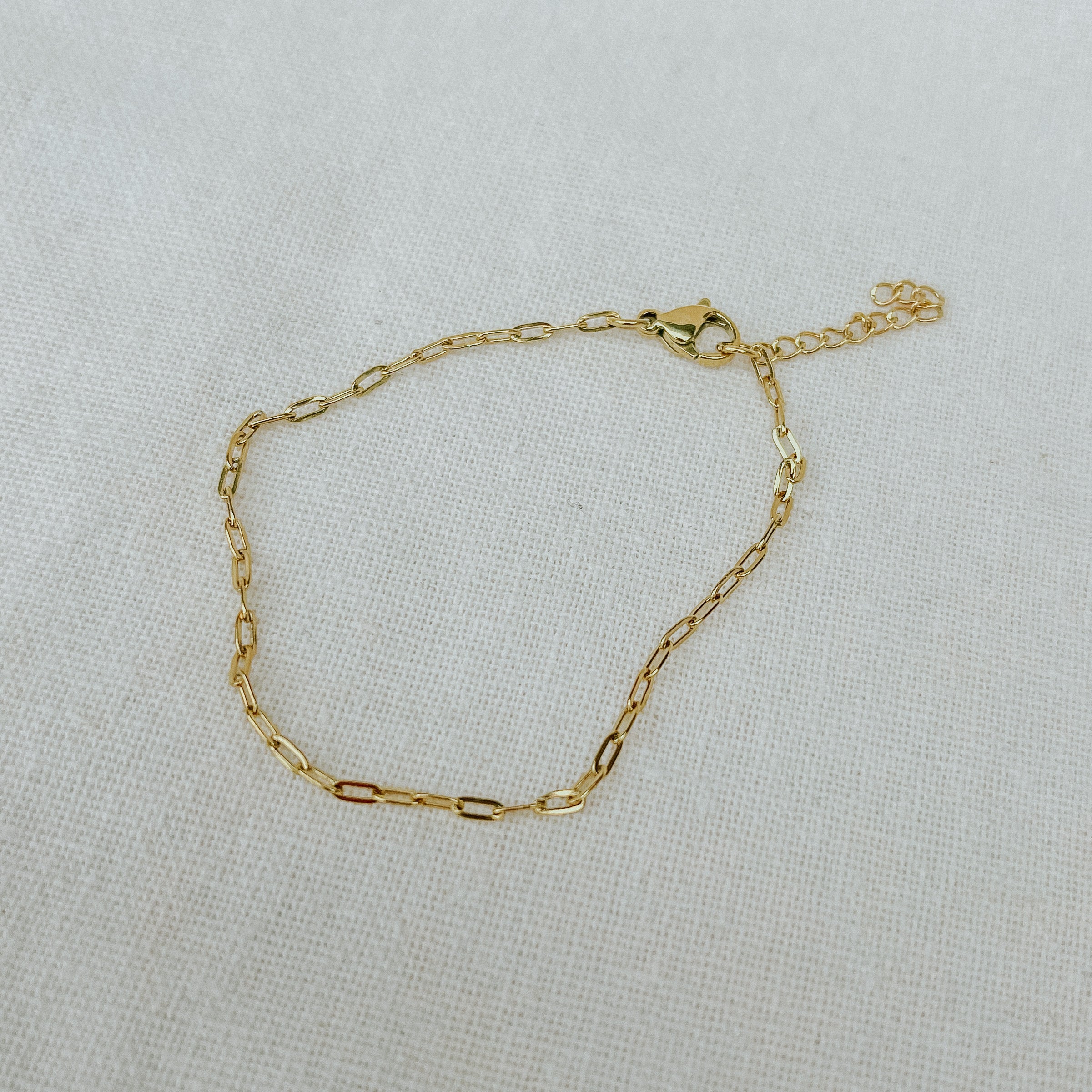 Mini Paperclip Chain Bracelet