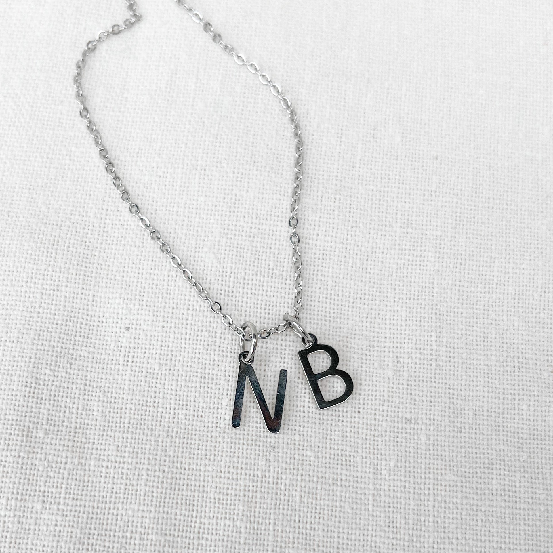 Letter Pendant Necklace